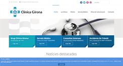 Desktop Screenshot of clinicagirona.cat
