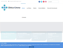 Tablet Screenshot of clinicagirona.cat